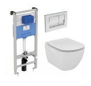 WC-komplekt Ideal Standard Tesi Aquablade 3-in-1